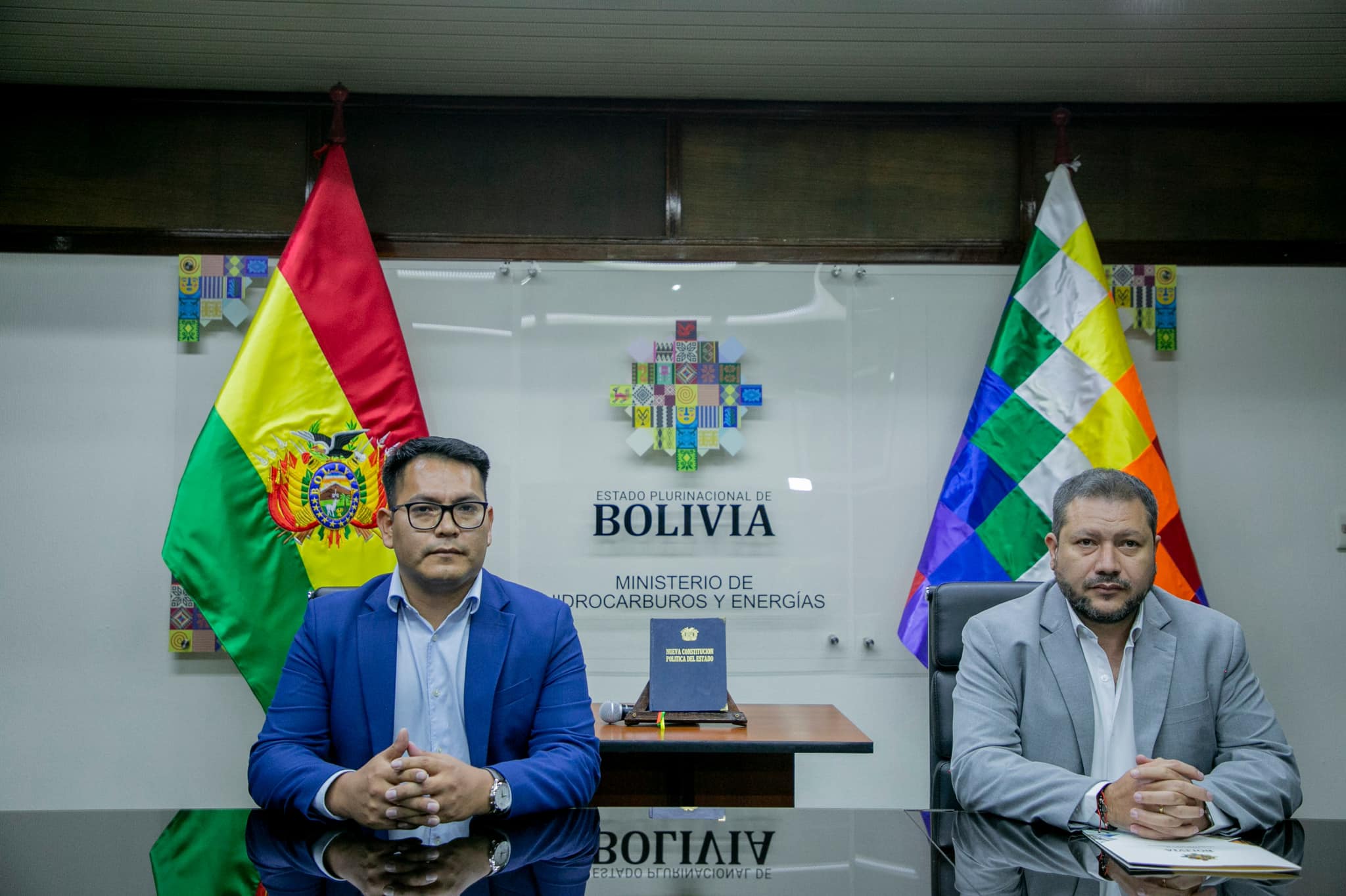#NotaDePrensa| Ministro de Hidrocarburos y Energías posesiona a Omar Alarcón como presidente de Yacimientos de Litio Bolivianos
