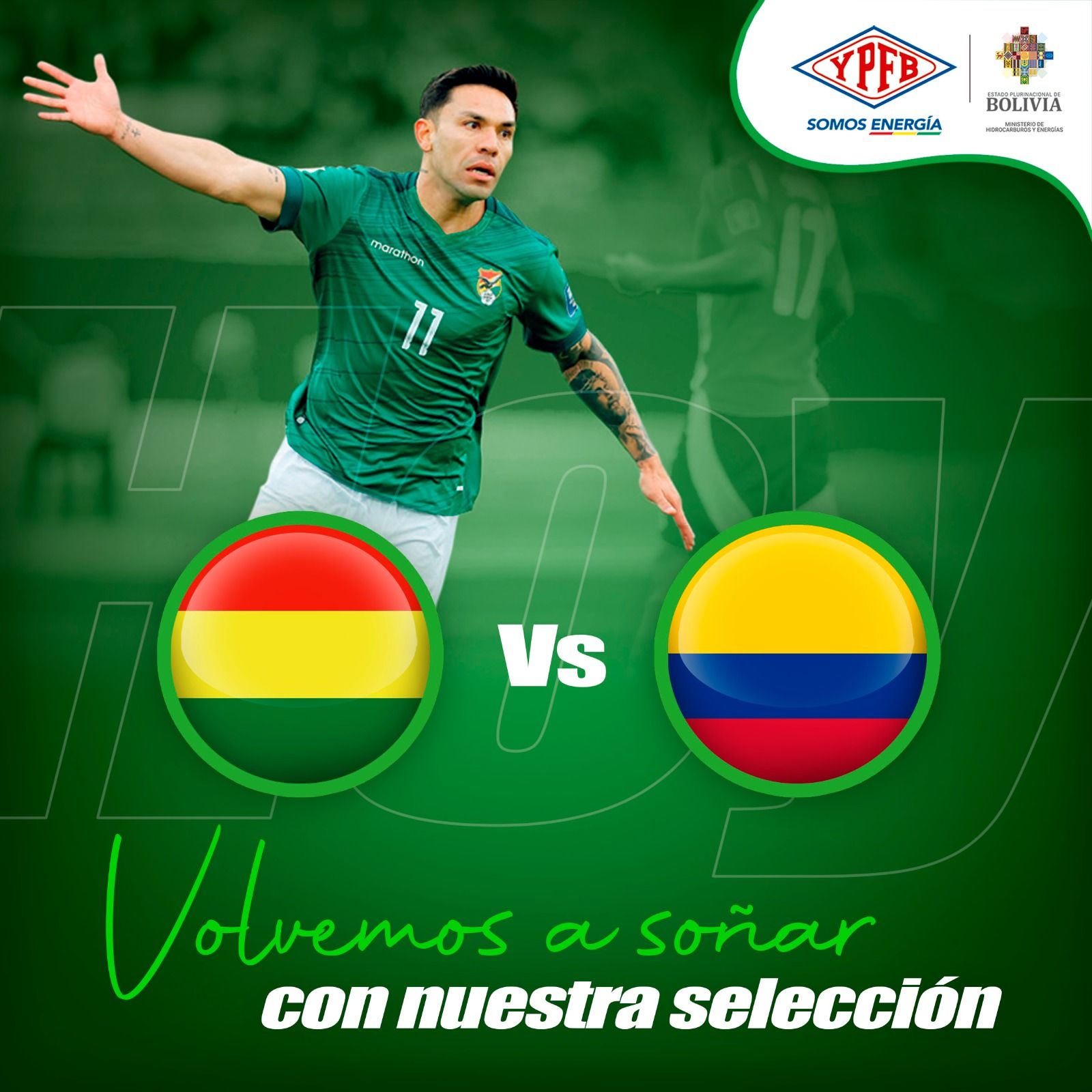 Volvemos a soñar con nuestra selección. Vuelve el latido del corazón por la tricolor. ¡Vamos por la victoria, Bolivia!